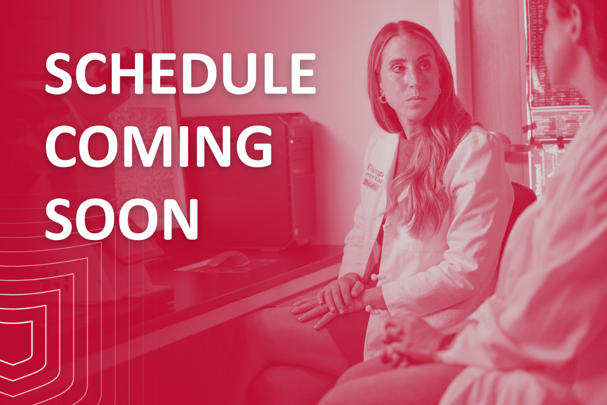 Schedule coming soon